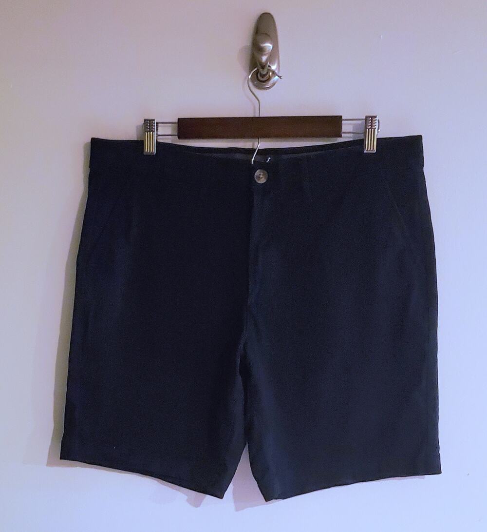 Sonoma Mens Blue Flexwear Shorts Size 36 Dad Casual Cruise wear Resort Preppy